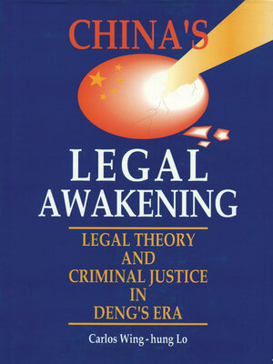 cover image of China's Legal Awakening
